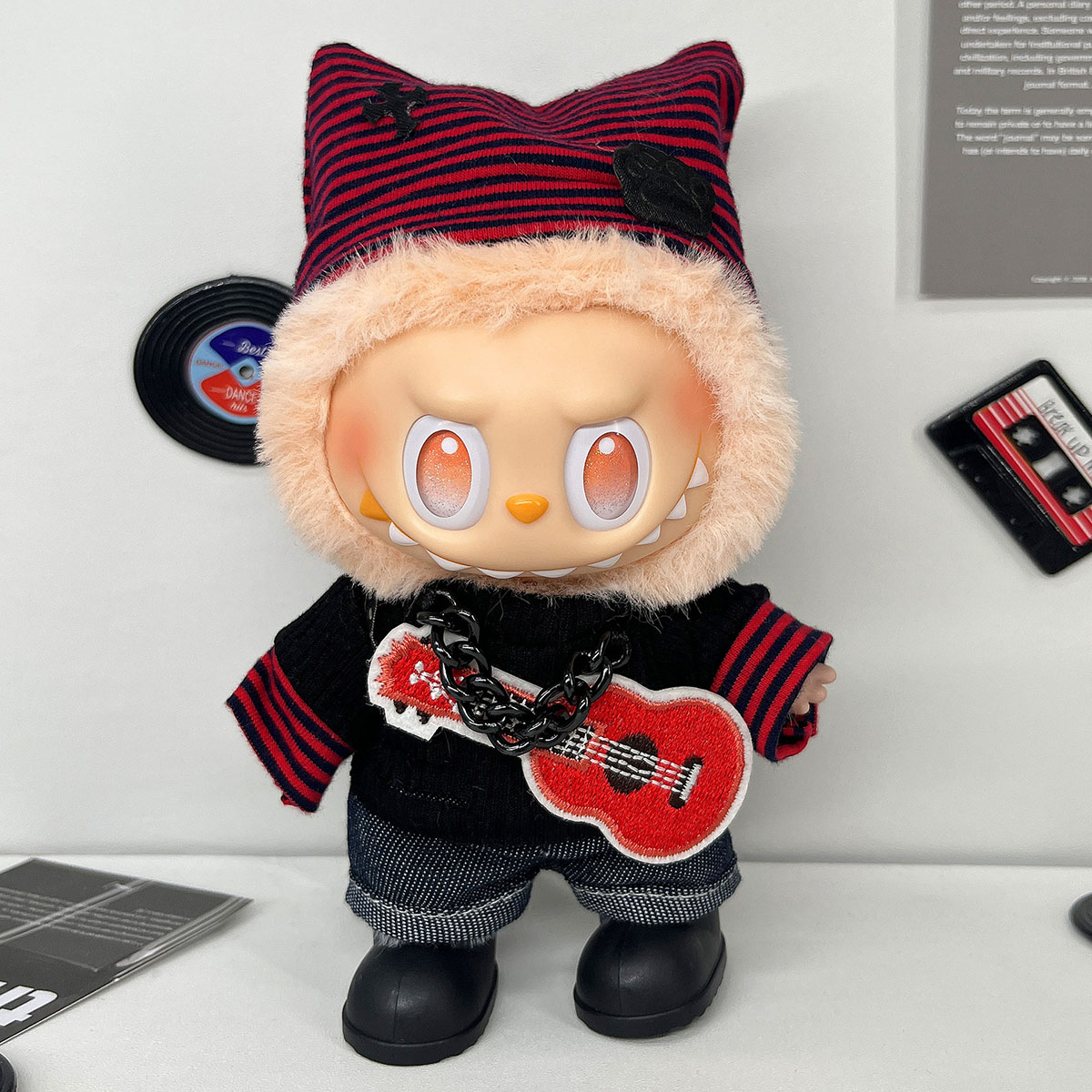 Men'S Fashion With Hat - Pakaian Boneka Idola Mewah Mini untuk