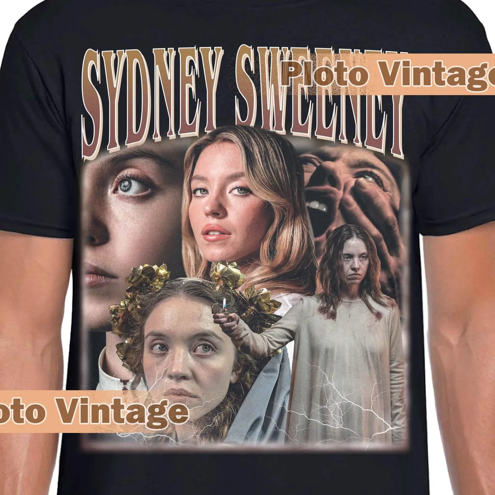 Men'S Fashion Sydney - Kaos Vintage Sydney Sweeney Bootleg Retro