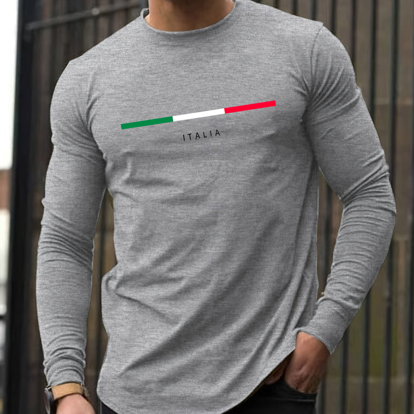 Kaos lengan panjang pria berba - Mens Fashion Summer ulasan dan harga
