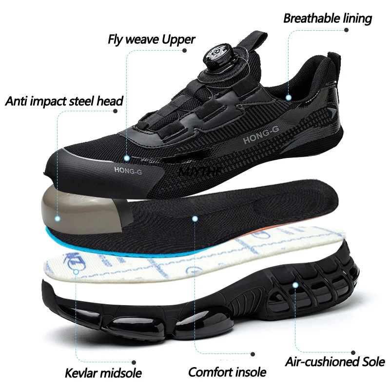 Sepatu Bot Kerja dengan Sol Pu - Men'S Fashion Videos ulasan dan harga