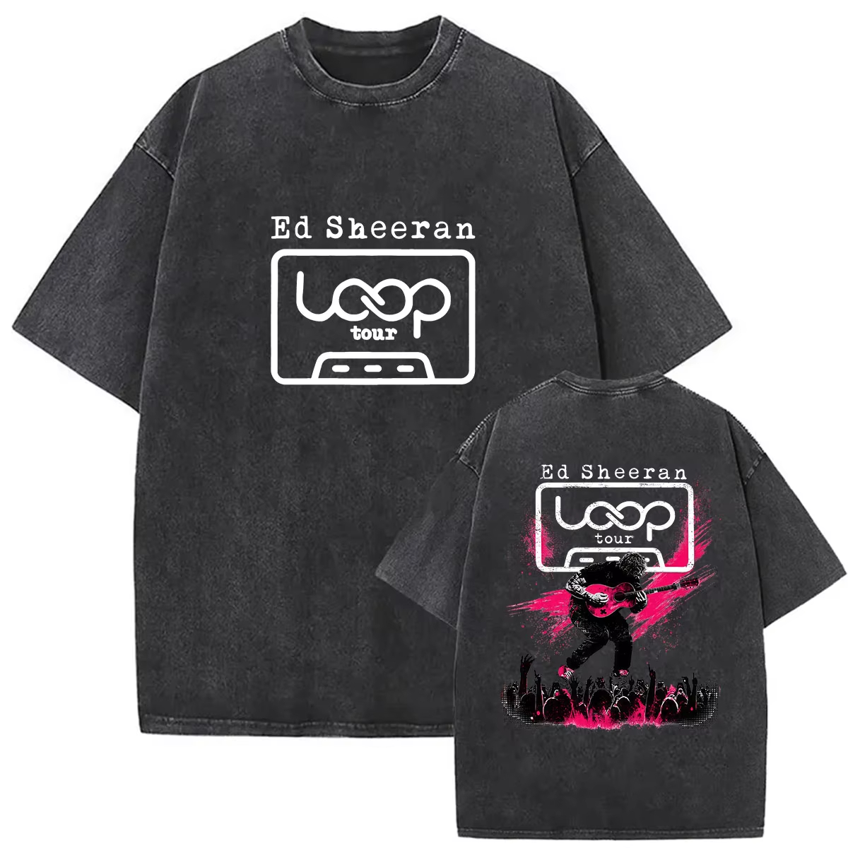 Kaos Katun O-neck Retro dengan - Poster Men Fashion ulasan dan harga