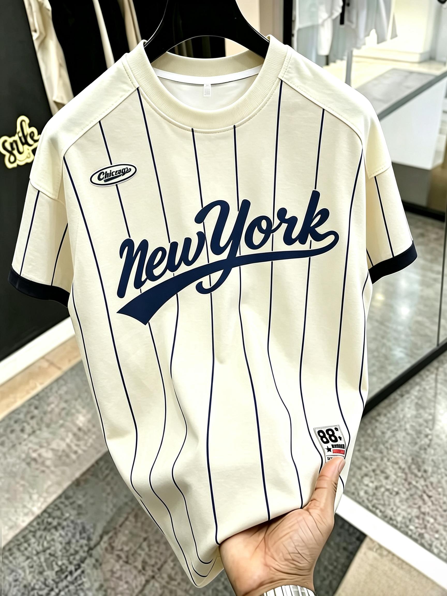 Kaos oblong lengan pendek pria - Men'S Fashion New York ulasan dan harga