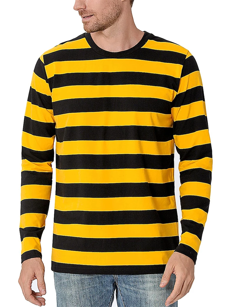 Kaos Lengan Panjang Pria denga - Mens Fashion Summer ulasan dan harga