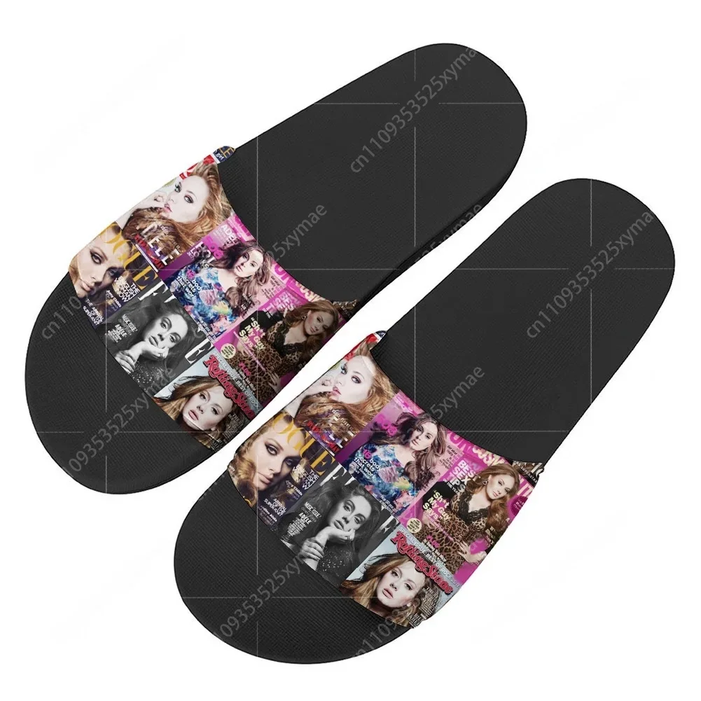 Adele Singer Poster Slippers F - Poster Men Fashion ulasan dan harga